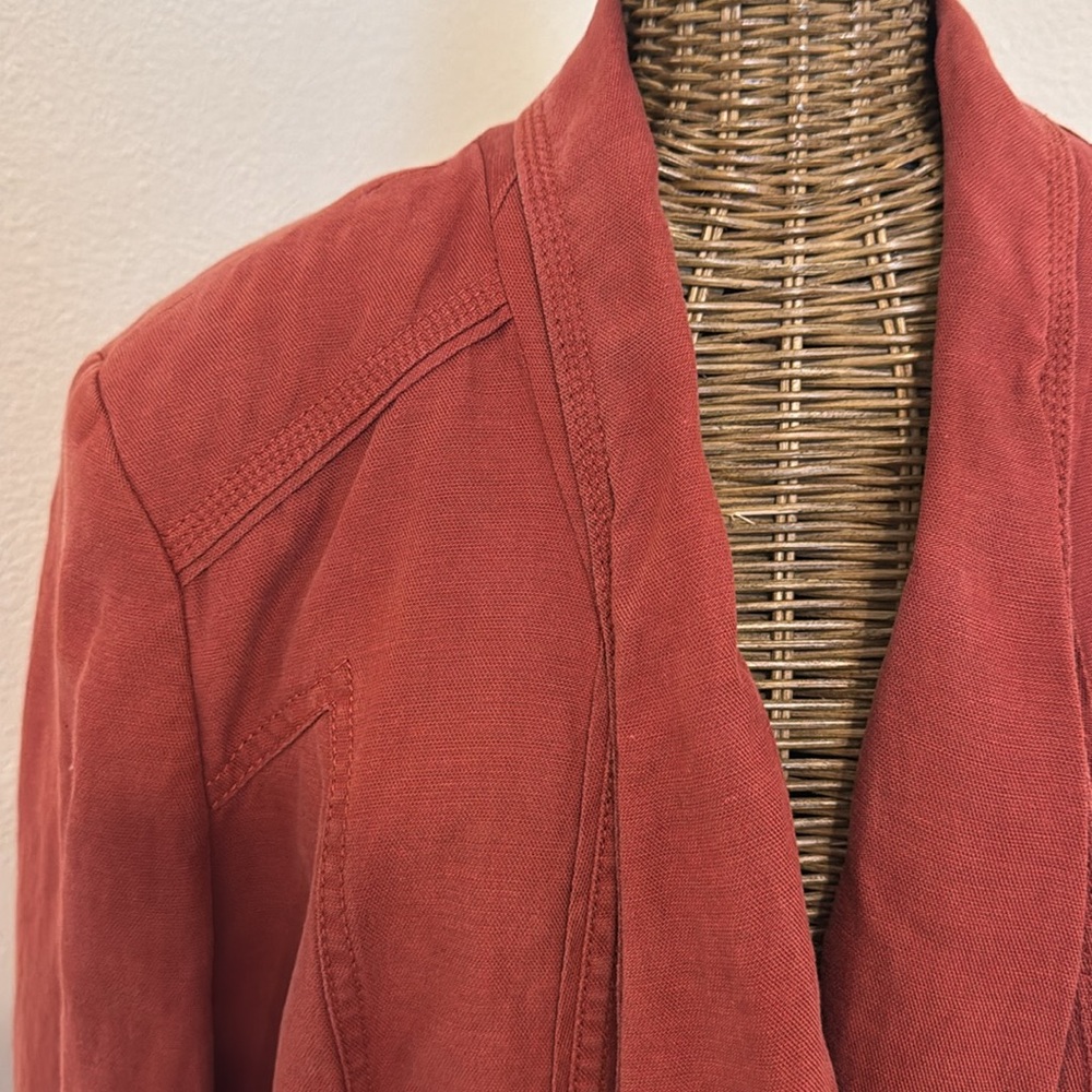 WHBM Draped Single-Button Jacket 14 - Picture 3 of 11